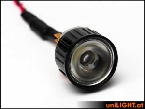 uniLIGHT 22mm ECO-Scheinwerfer mit Linse, 4W - warmweiss