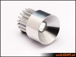 uniLIGHT 25mm Alu-Scheinwerfer, 6Wx2 - warmweiss