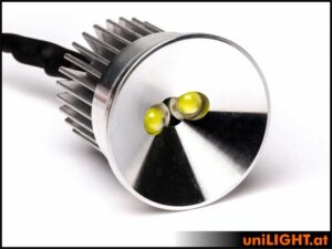 uniLIGHT 35mm Ultra-Power-Scheinwerfer, 16Wx2, T-FUSE - warmweiss