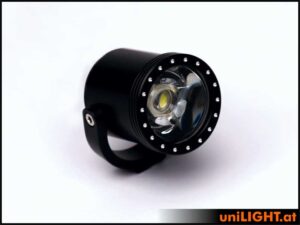 uniLIGHT 24mm Suchscheinwerfer, SCALE, BLACK, 4Wx2 - warmweiss