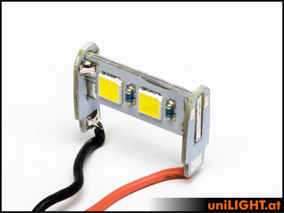 uniLIGHT DUAL Blitzlicht Modul, 24Wx3 - weiss