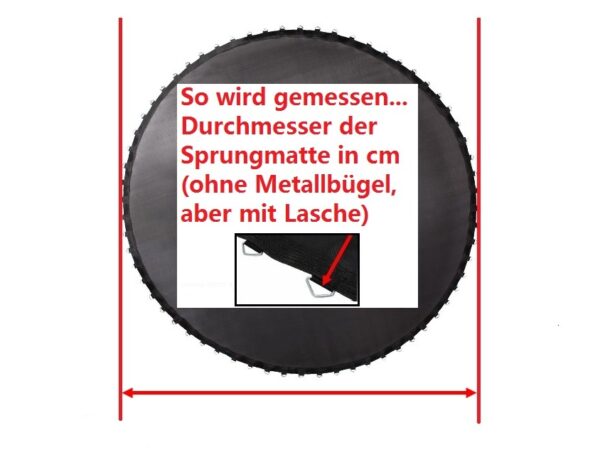 Sprungmatte / Sprungtuch zu Trampolin PRO 3.96 m – Bild 3
