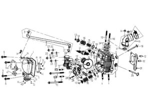 Zylinderkopf-Dichtung 113101000030 (21) zu XY50QT