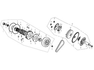 Variomatik Variator 113105020000 (32) zu XY50QT