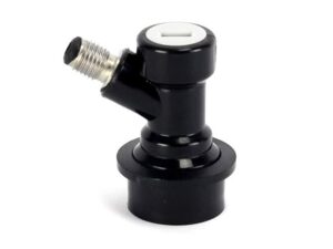 Kegland - Premium Ball-Lock Anschluss Trennkupplung MFL (Schwarz - Flüssigkeit)