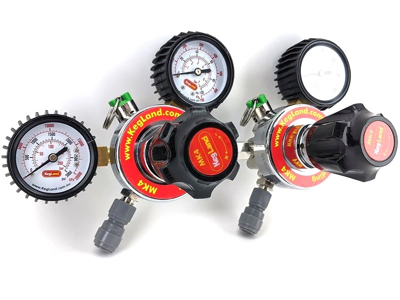 Kegland - MK4 Doppel-Druckregler / Druckreduzierer / Druckminderer CO2 – Bild 2