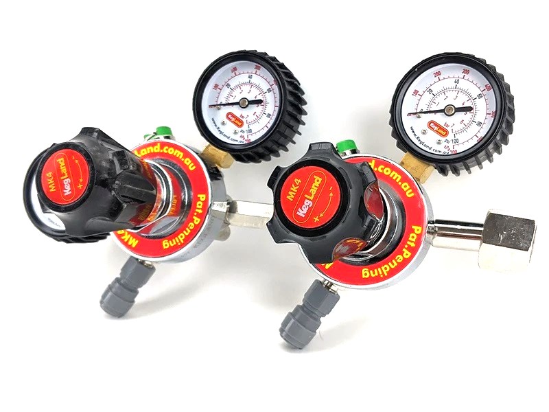 Kegland - MK4 Doppel-Druckregler / Druckreduzierer / Druckminderer CO2 – Bild 3