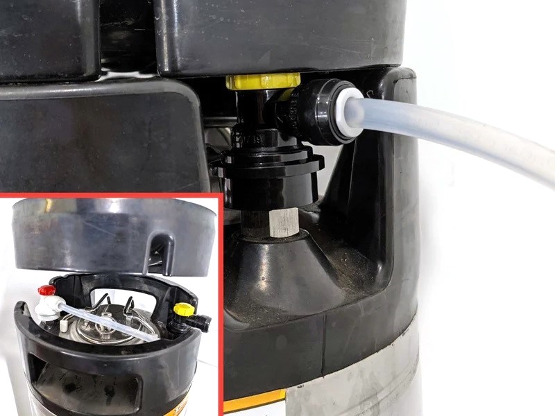 Kegland - Ball-Lock Anschluss niedrig für Bierentnahme mit duotight 8mm – Bild 2