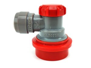 Kegland - Ball-Lock Anschluss niedrig für CO2 mit duotight 8mm KL20756