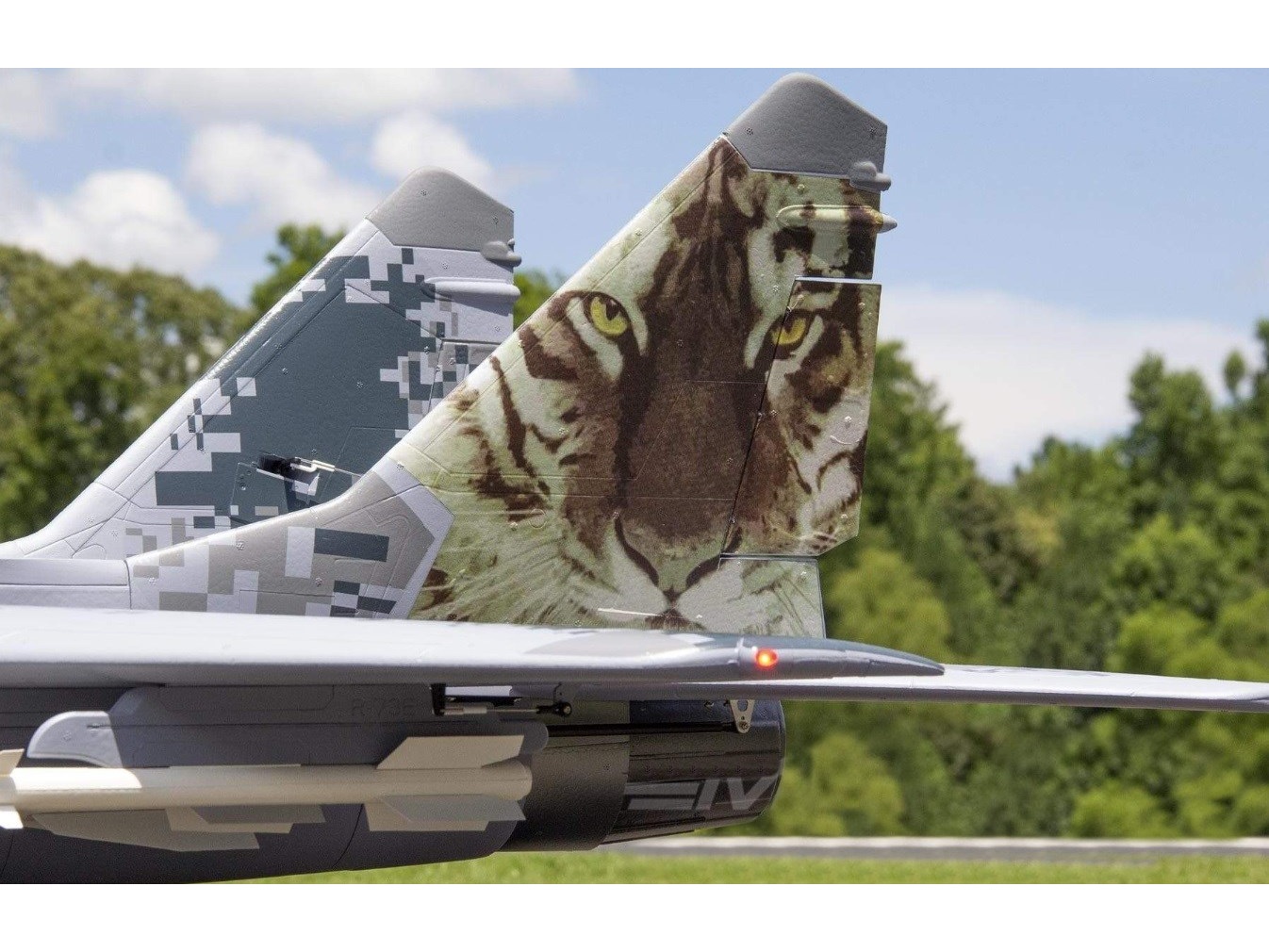 MiG-29 Fulcrum Digital Camo 80mm Impeller-Jet Spw 1257mm, PNP-Set, Freewing – Bild 4