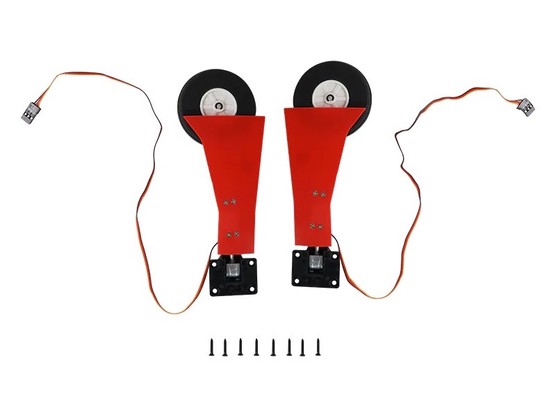 Hauptfahrwerks System zu P-51 Dago Red High Speed 1070mm, FMS - FMSEH111