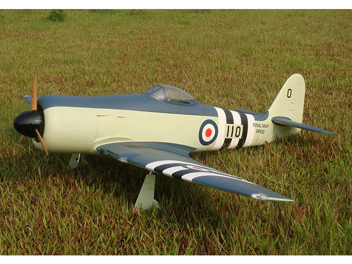 Hawker Sea Fury, 35-60ccm, Spw 2110mm, ARF-Modell von CYModel – Bild 3