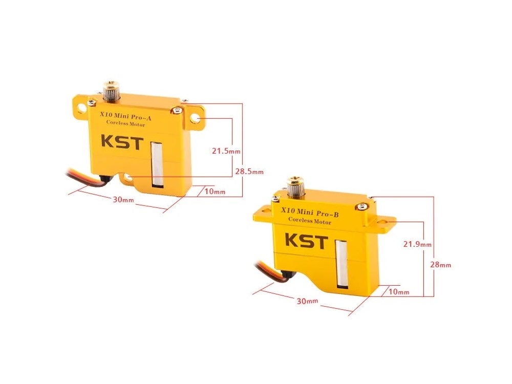 KST X10 Mini Pro-B V8.0 - HV Digital Servo 10mm 8kg/cm – Bild 3