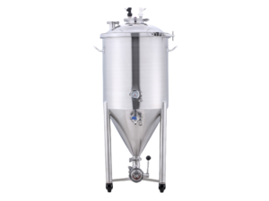Konischer Edelstahl Druckfermenter 75L - Gärfass, Gärbehälter (Drucklagertank)