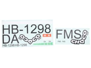 Aufkleber / Decals zu ASW-17 Elektrosegler, Spw 2500mm, FMS