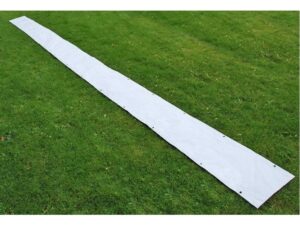 Dachrinne / Regenrinne PVC zu HEBU-Tent 8m