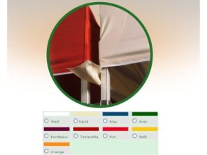 Dachrinne / Regenrinne zu Profi-Classic / HEBU-Tent - 6m - GRÜN