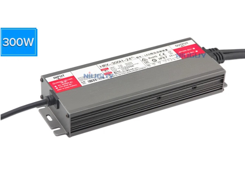 Netzteil 230V AC 24V DC, 12.5A, 300W IP67, für LED-Streifen und andere 24V Verbraucher