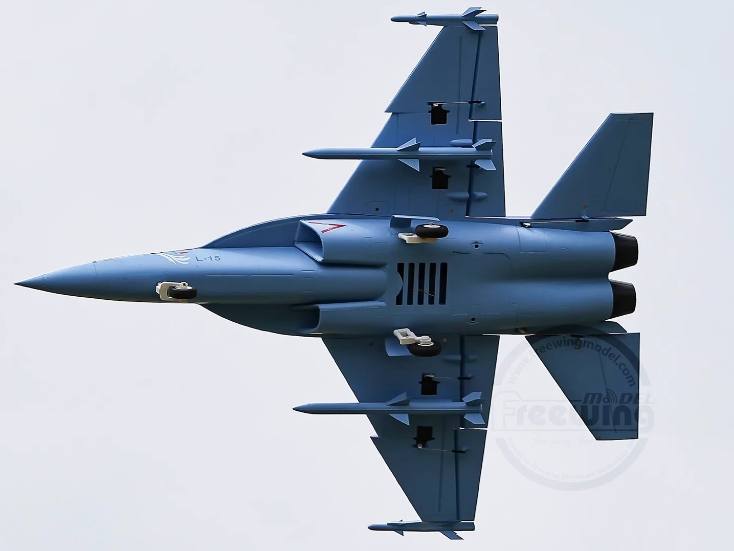Hongdu L-15 Falcon / JL-10, 64mm EDF Jet, Spw 760mm, 6S PNP-Set, Freewing – Bild 3