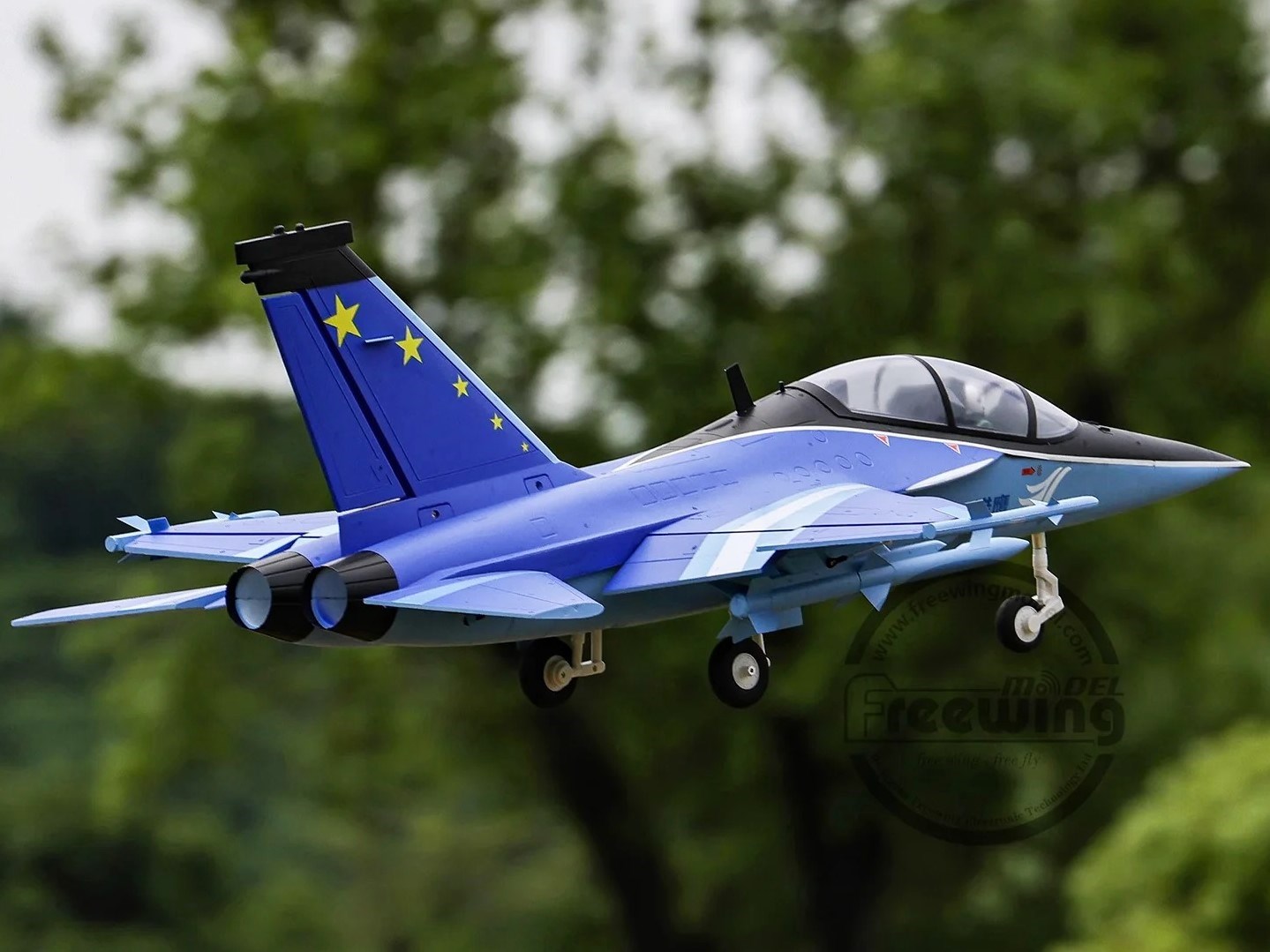 Hongdu L-15 Falcon / JL-10, 64mm EDF Jet, Spw 760mm, 6S PNP-Set, Freewing – Bild 4