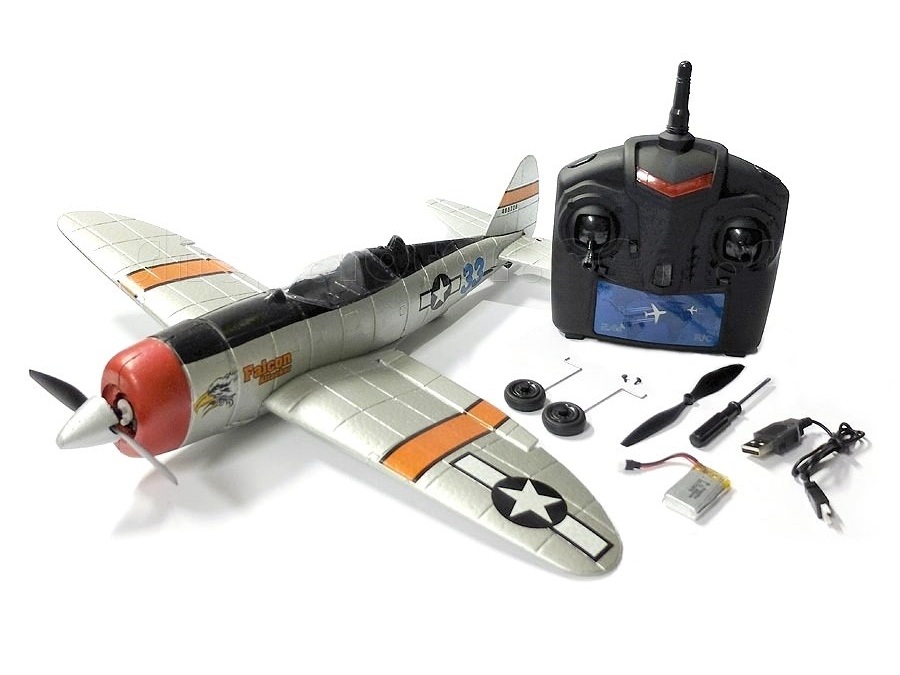 Spielzeug Mini Warbird - P47 Spw 450mm – Bild 4