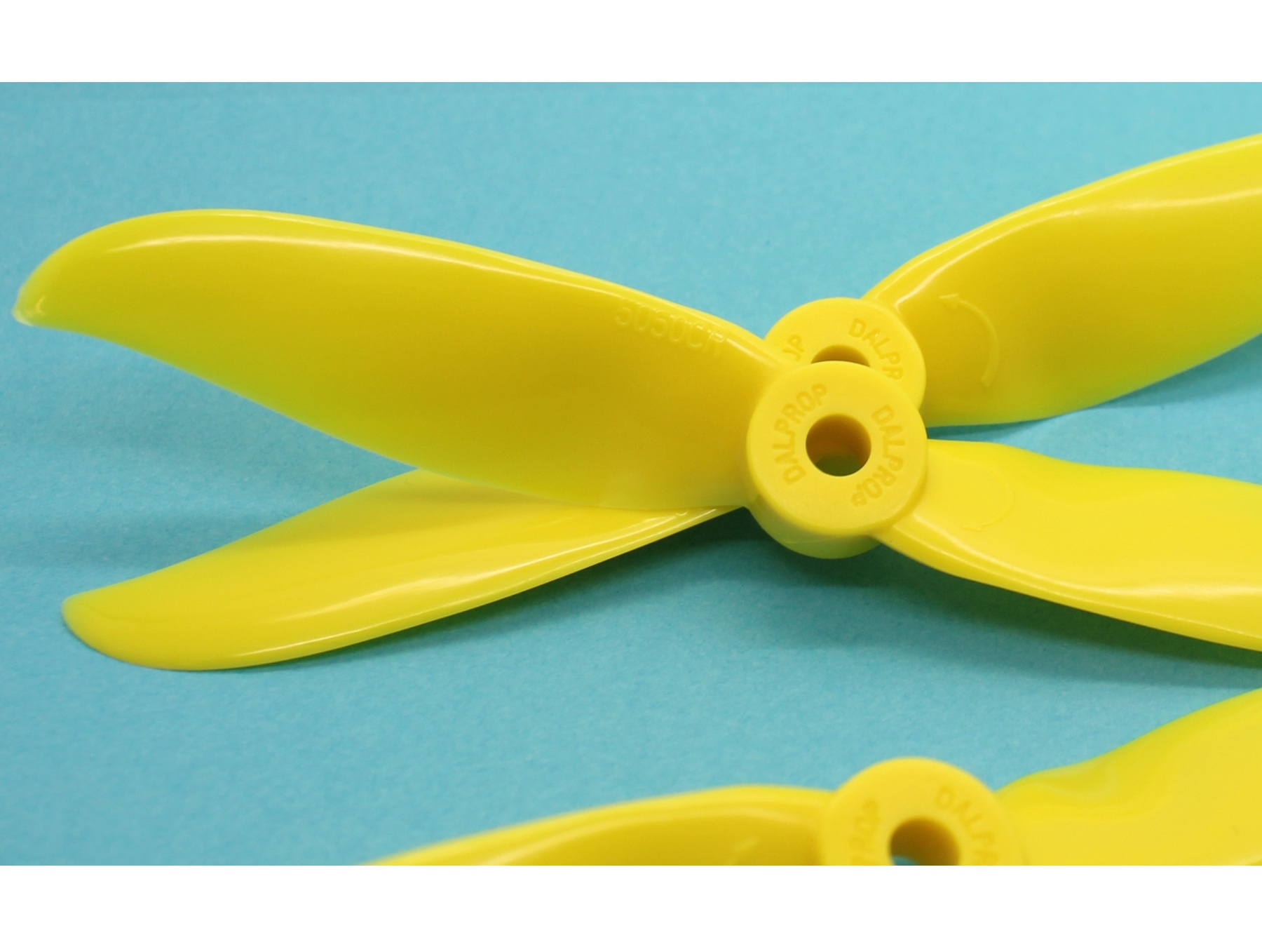 DALPROP 5050C Cyclone - 5x5 - 2x CW / 2x CCW - FPV Race Propeller - GELB – Bild 2