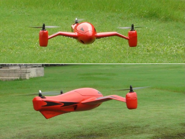 GFK Triclops - Tricopter 560 x 580mm - ARF-Bausatz – Bild 3