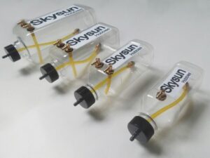 Benzintank klar, 250ml mit Beschlag-Set und ALU-Tankverschluss von Skysun