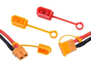 LiPo Schutzkappen XT60 - Ladezustandsmarkierer mit Befestigung - 8er-Set