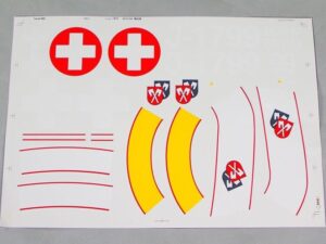 Aufkleber RJ3023107 zu de Havilland DH-112 Venom V2, Spw 1500mm, Freewing