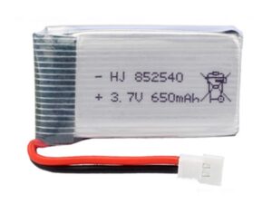 Lipo-Akku 1S / 3.7V, 650mAh - 43x25x8mm CX-30, Wltoys K124 usw.