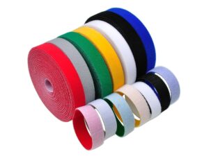 Klettband / Velcro 15mm - weiss, doppelseitig - Rolle 5 Meter