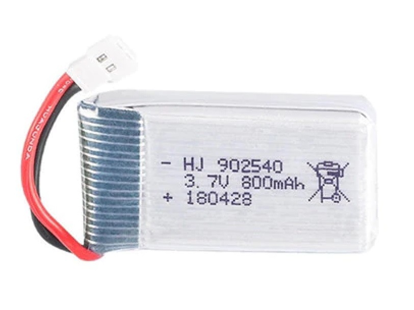 Akku LiPo 1S / 3.7V, 800mAh zu Quadrocopter wie X5C von Syma