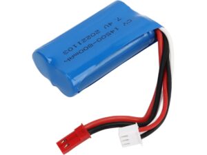 Akku Li-ion 2S/7.4V, 800mah JST Stecker, zu RC Jet Racing Boat WLToys
