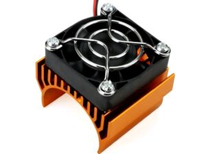 Kühlkörper mit Lüfter  für RC-Car- und Bootsmotoren - D: 36mm