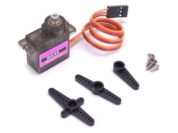 Digital Servo MG90D - Metallgetriebe - Stellkr. 2.4kg - 23x12.2x32.5mm