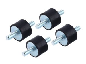 Gummipuffer / Silentblock M3 8x8mm mit 2 Bolzen 4er Set