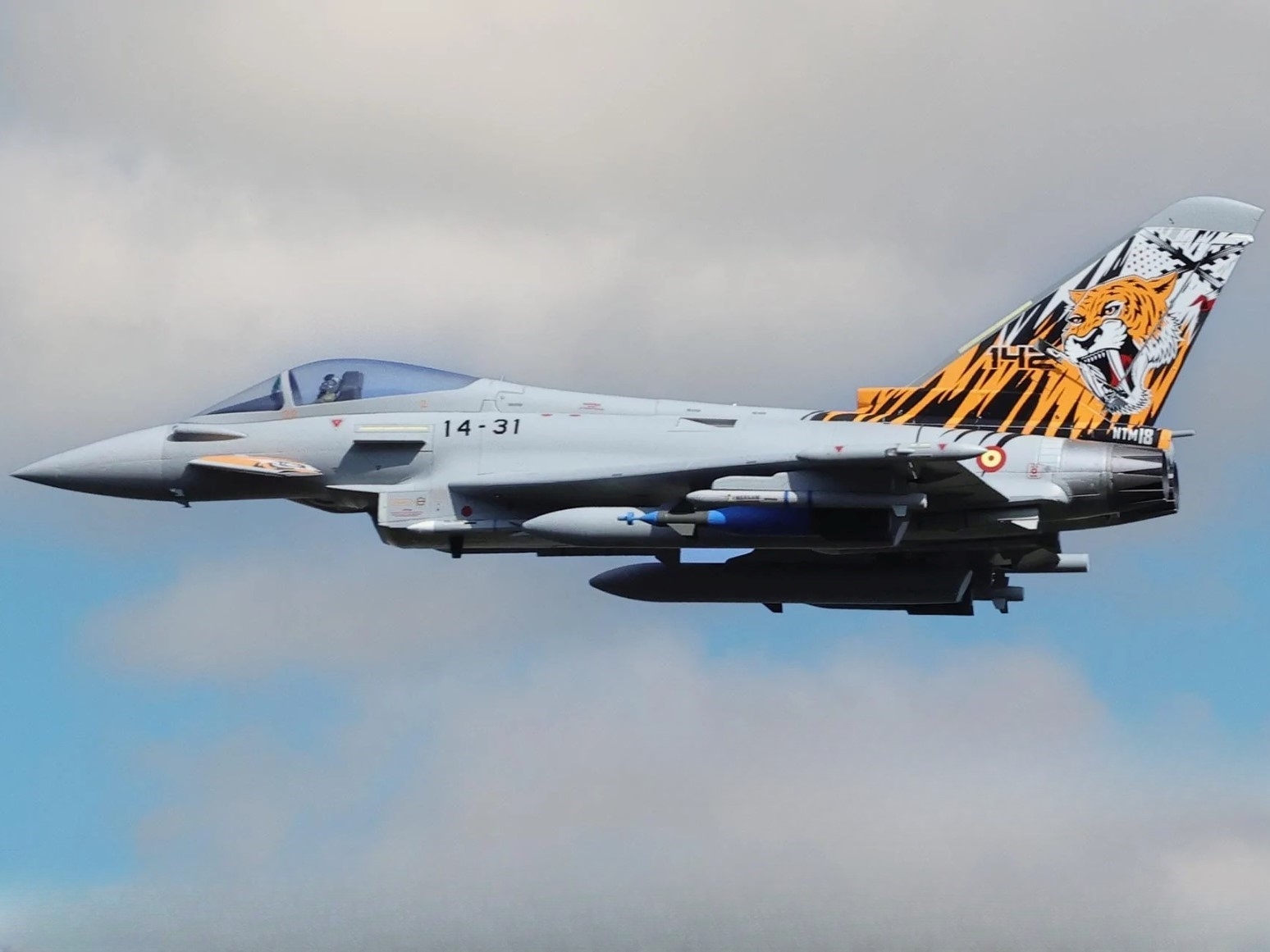 Eurofighter Typhoon, 90mm Impeller-Jet, Spw 1030mm, ARF Plus, Freewing – Bild 3