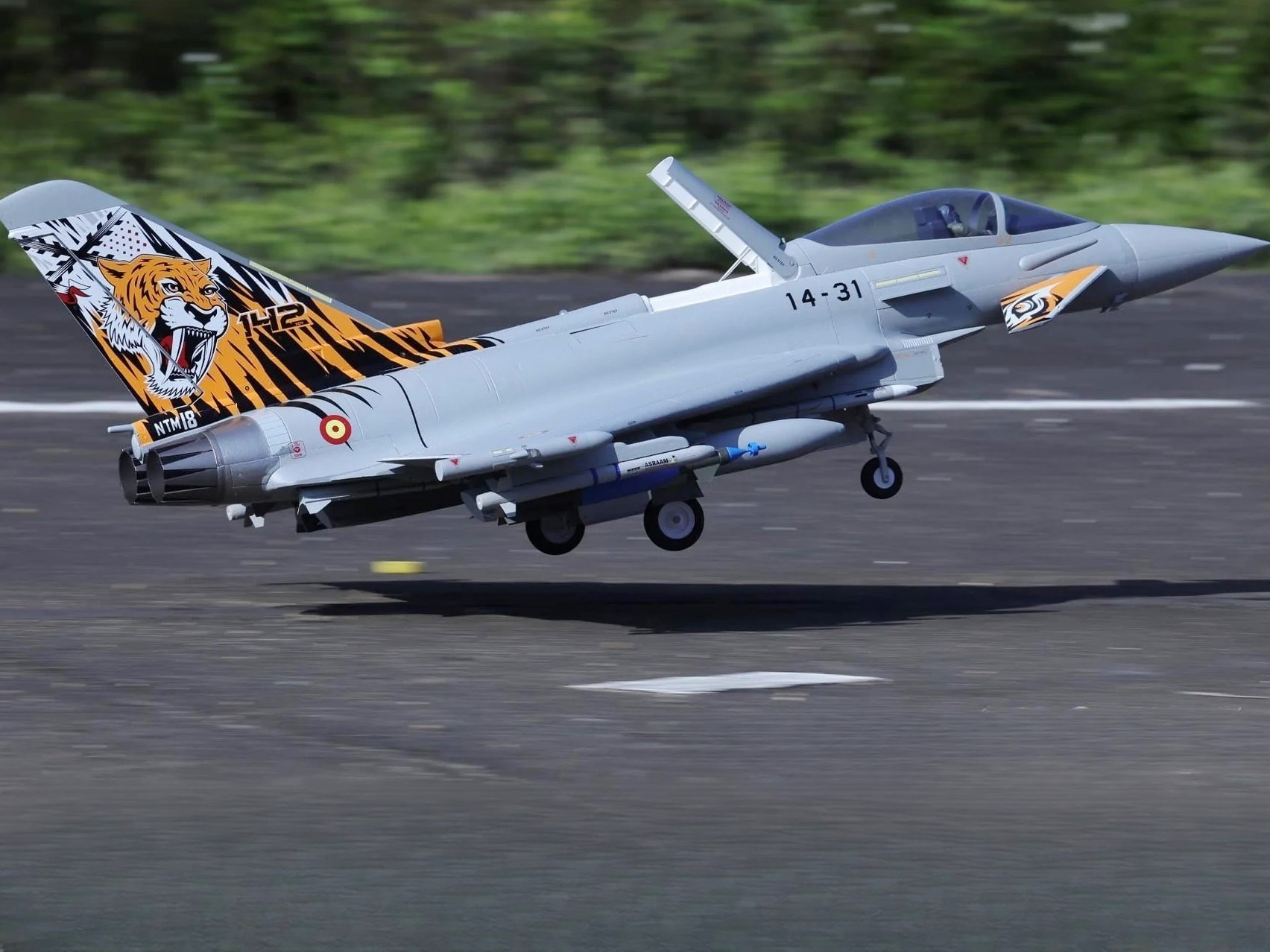 Eurofighter Typhoon, 90mm Impeller-Jet, Spw 1030mm, ARF Plus, Freewing – Bild 4