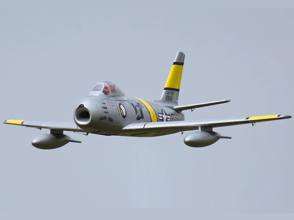 F-86 Sabre - USAF, 80mm Impeller-Jet, Spw 1200mm, PNP-Set, Freewing – Bild 2