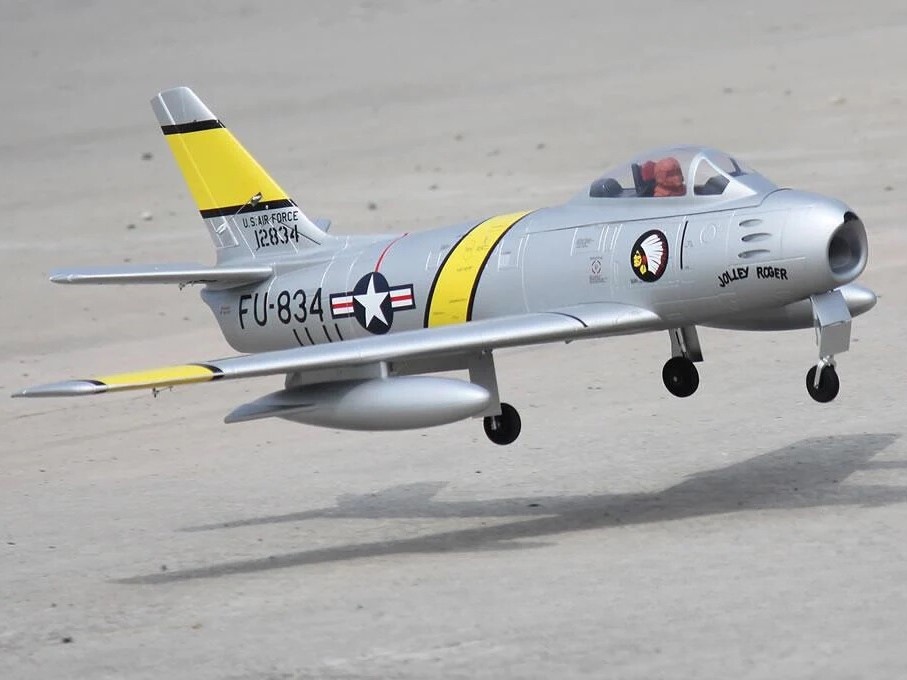 F-86 Sabre - USAF, 80mm Impeller-Jet, Spw 1200mm, PNP-Set, Freewing – Bild 5