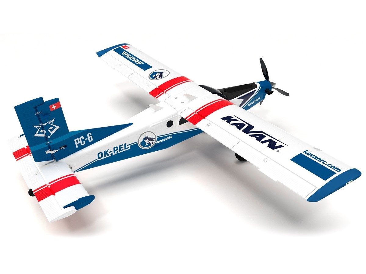 Kavan Pilatus Porter PC-6 - Spw 1500mm - PNP-Set - blau – Bild 2
