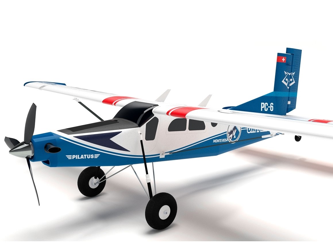 Kavan Pilatus Porter PC-6 - Spw 1500mm - PNP-Set - blau – Bild 3