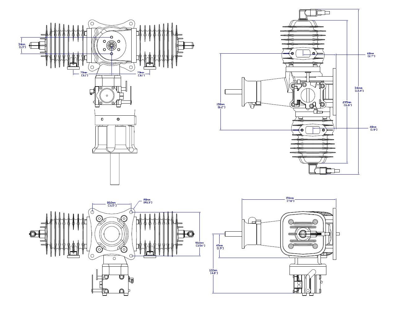Desert Aircraft DA-150L - 150ccm Benzinmotor – Bild 4
