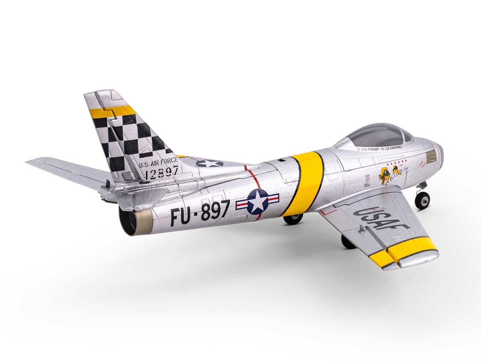 E-Flite UMX F-86 Sabre 30mm EDF, Spw 442mm, BNF Basic-Set - EFLU7050 – Bild 3