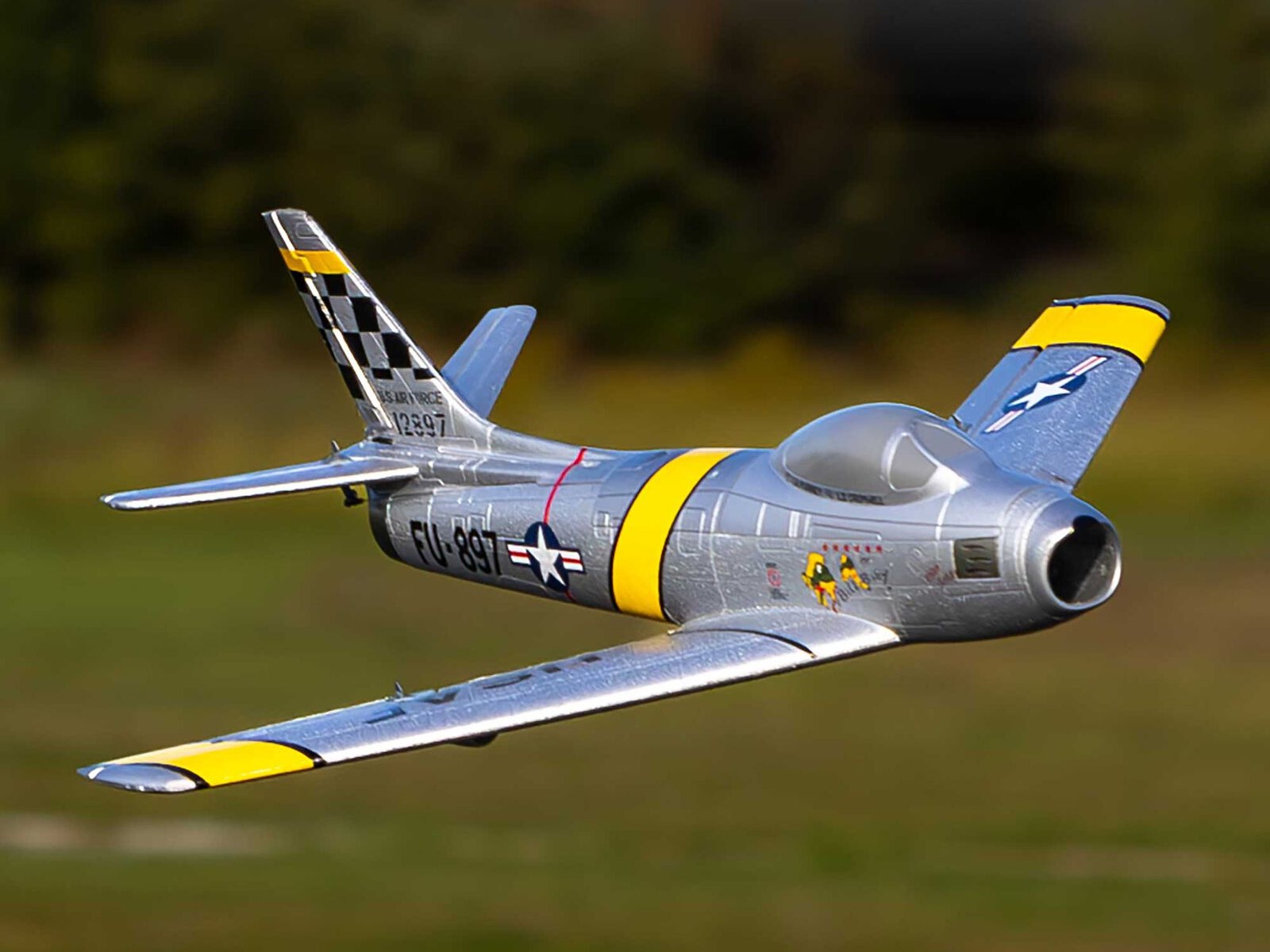 E-Flite UMX F-86 Sabre 30mm EDF, Spw 442mm, BNF Basic-Set - EFLU7050 – Bild 6