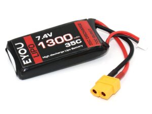 EYOU - LiPo Akku 2S / 7.4V, 1300mAh, 35C - XT60
