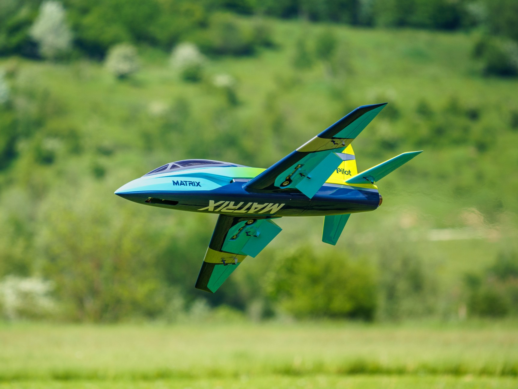 Matrix 2.2m - 3D Jet Spw 2000mm Schubvektorsteuerung, EZFW, Pilot-RC – Bild 5