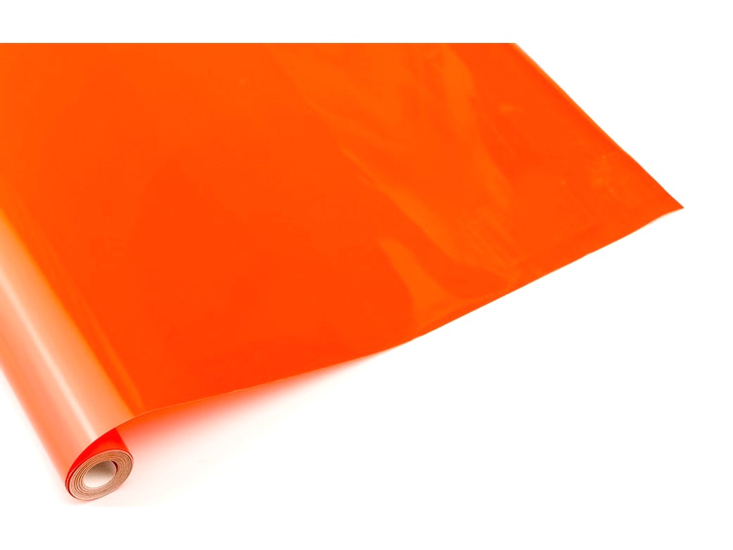 Bügelfolie / Bespannfolie - ORANGE - 60 x 200 cm