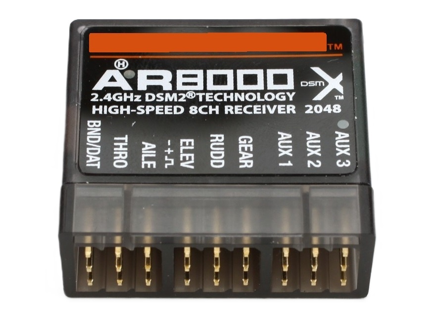 Empfänger AR8000 DSMX - 8-Kanal - Spektrum kompatibel – Bild 2